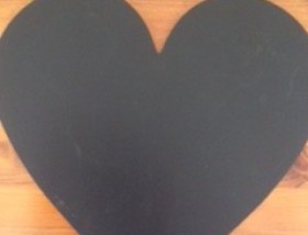 Heart Chalk Board