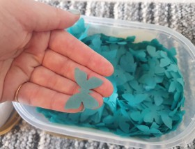 Blue Butterfly Confetti