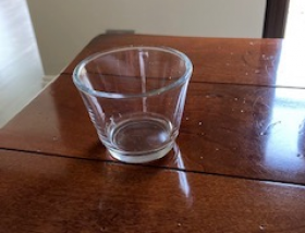 glass tealight holder