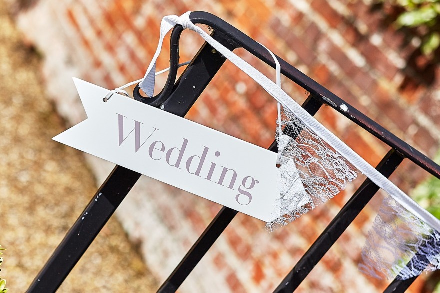 Wedding sign