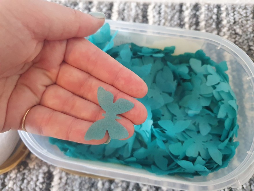 Blue Butterfly Confetti