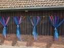 wedding - cane streamers
