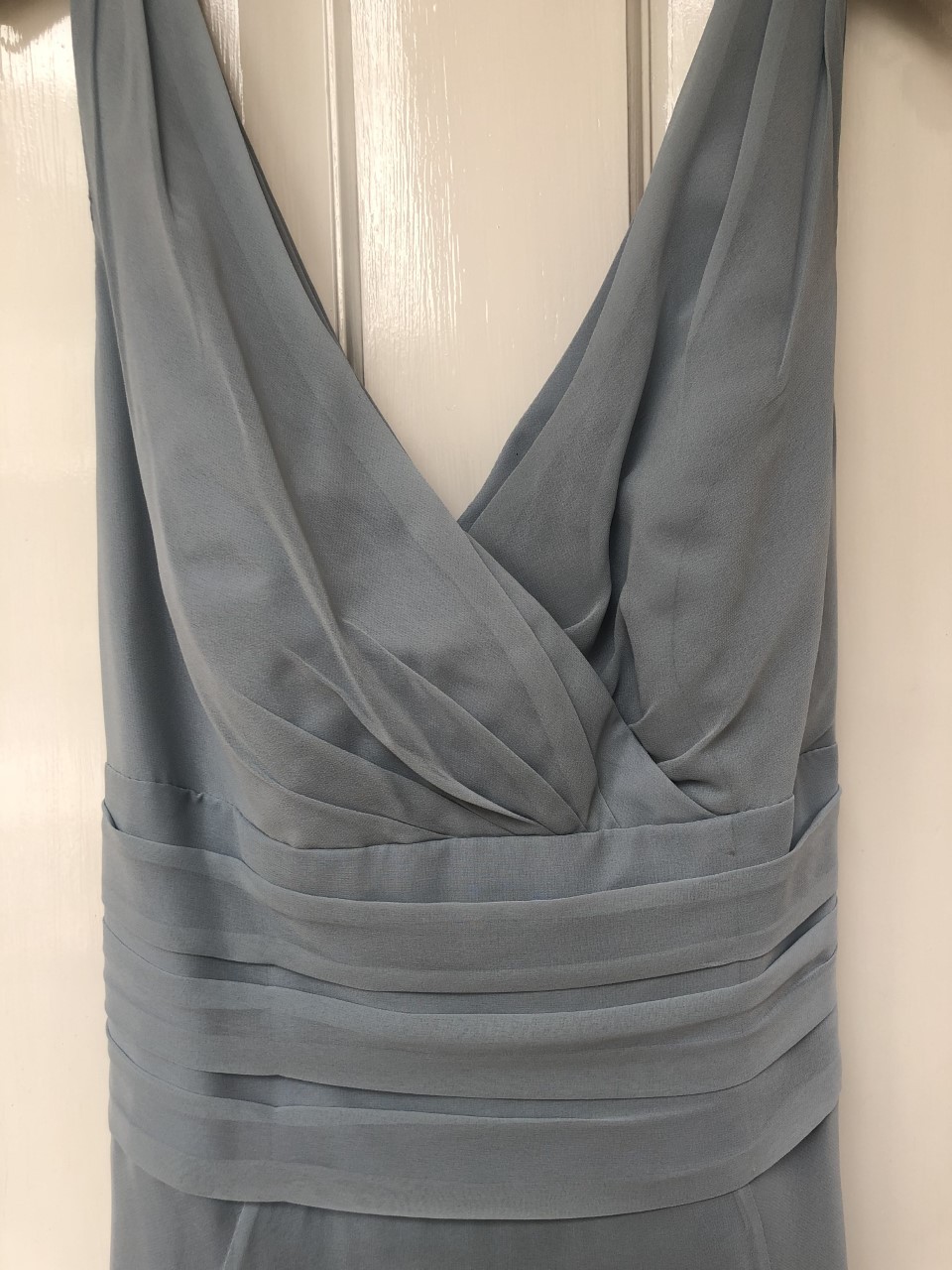 David's bridal long deals tank soie chiffon